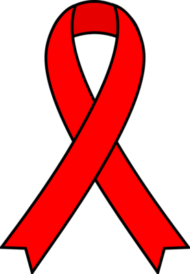 HIV Schleife - Lecktuch HIV Schleife - Lecktuch